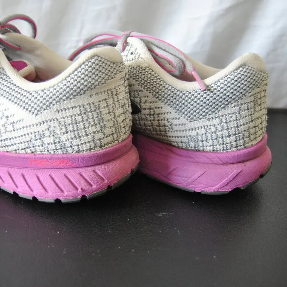 Brooks Revel 3 Pink and Gray Running Shoe Size 10